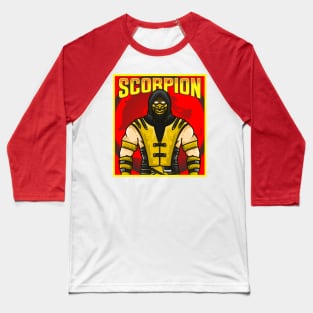 Scorpion Mortal Kombat Baseball T-Shirt